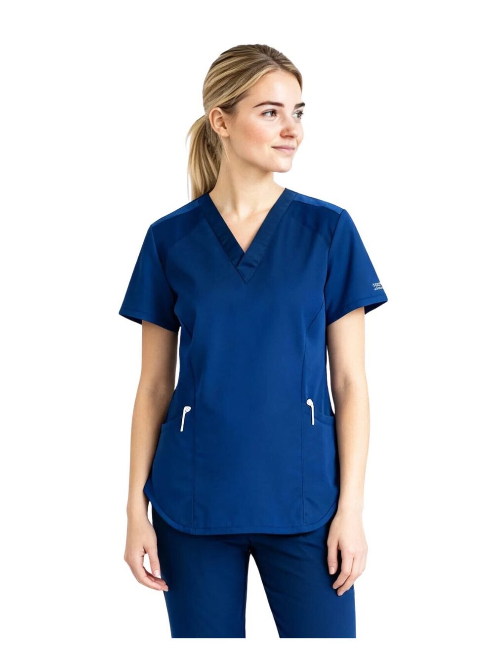Small WonderWink Unisex Medical Scrub Top Royal Blue